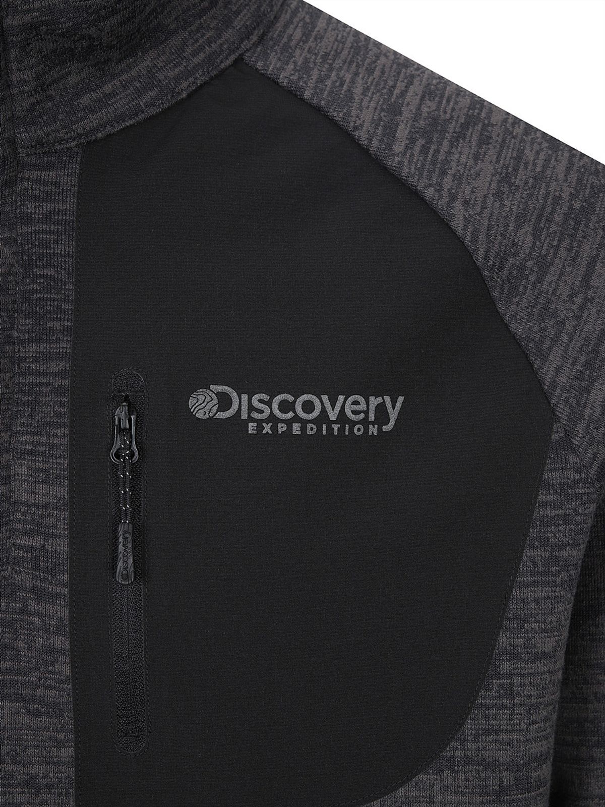 디스커버리 익스페디션(DISCOVERY EXPEDITION) 남성 니트라이크 집업티셔츠 (D.GREY)