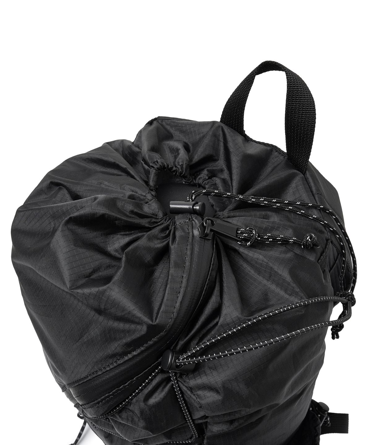 핍스 모터사이클(PHYPS MOTORCYCLE) Original Wing Logo Half Mesh Bag Black