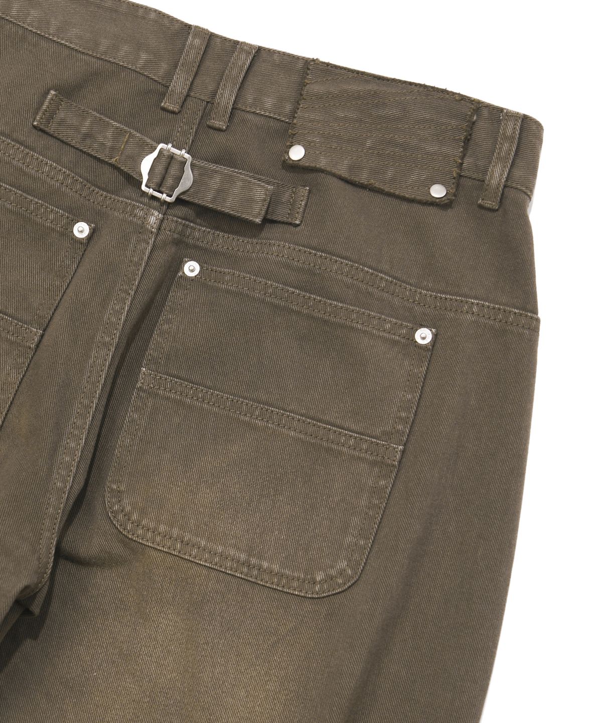 핍스 모터사이클(PHYPS MOTORCYCLE) Vintage Old Denim Pants Brown