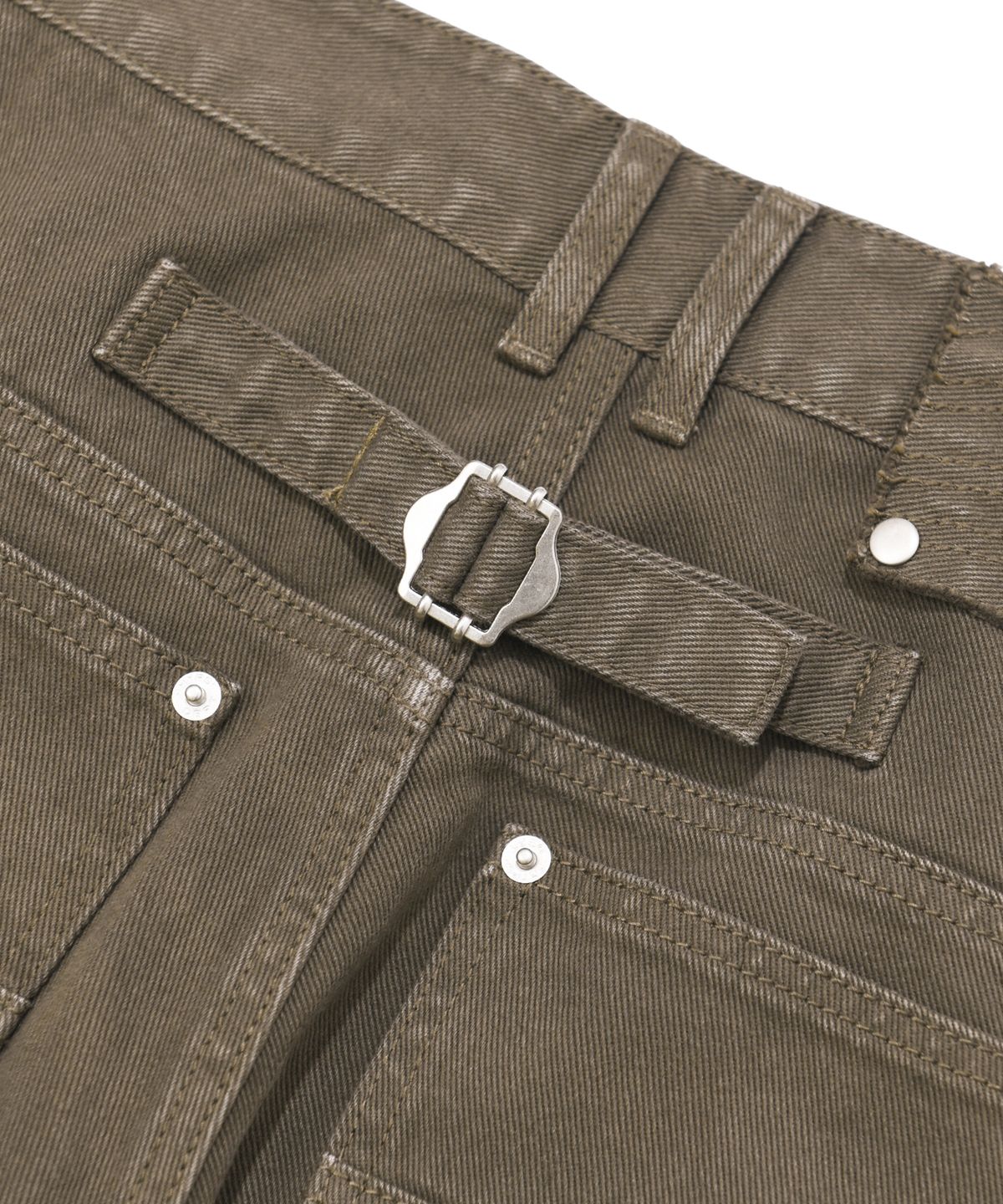 핍스 모터사이클(PHYPS MOTORCYCLE) Vintage Old Denim Pants Brown