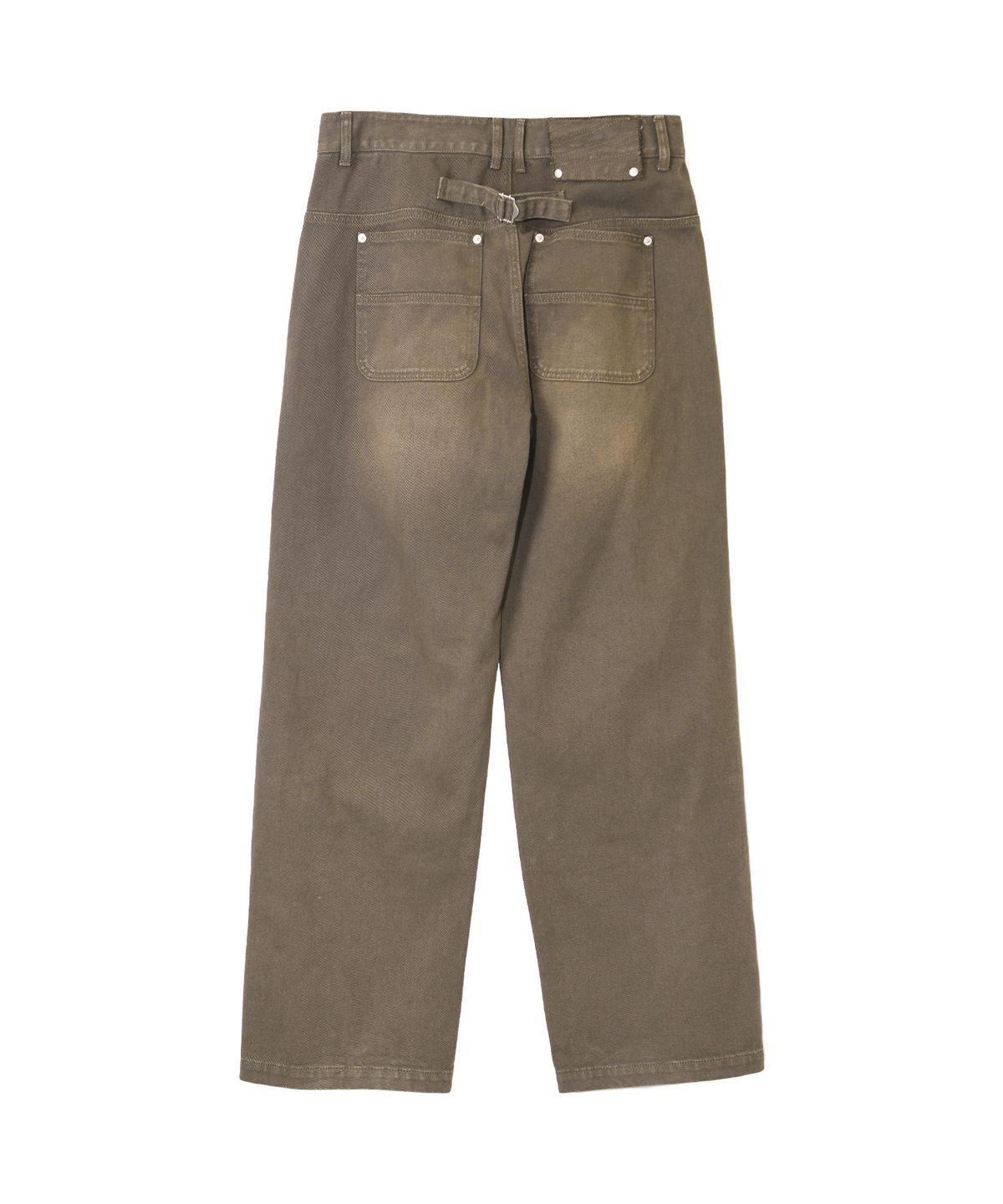 핍스 모터사이클(PHYPS MOTORCYCLE) Vintage Old Denim Pants Brown