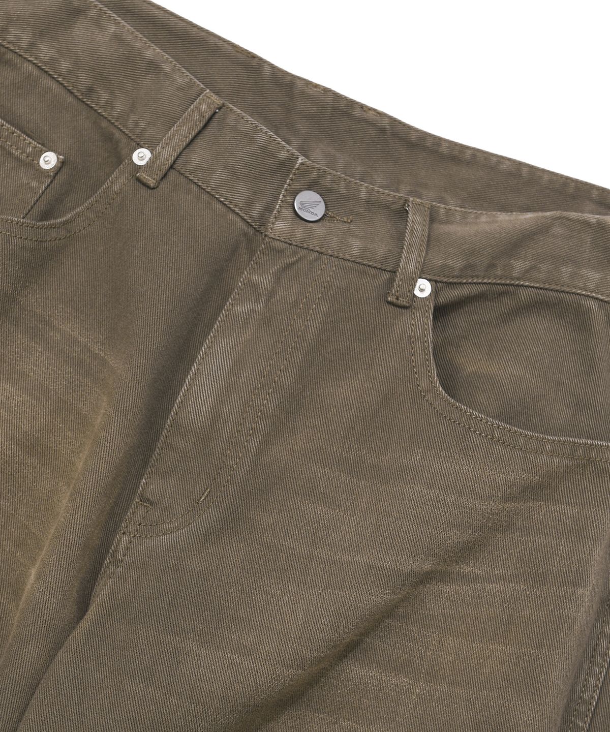 핍스 모터사이클(PHYPS MOTORCYCLE) Vintage Old Denim Pants Brown