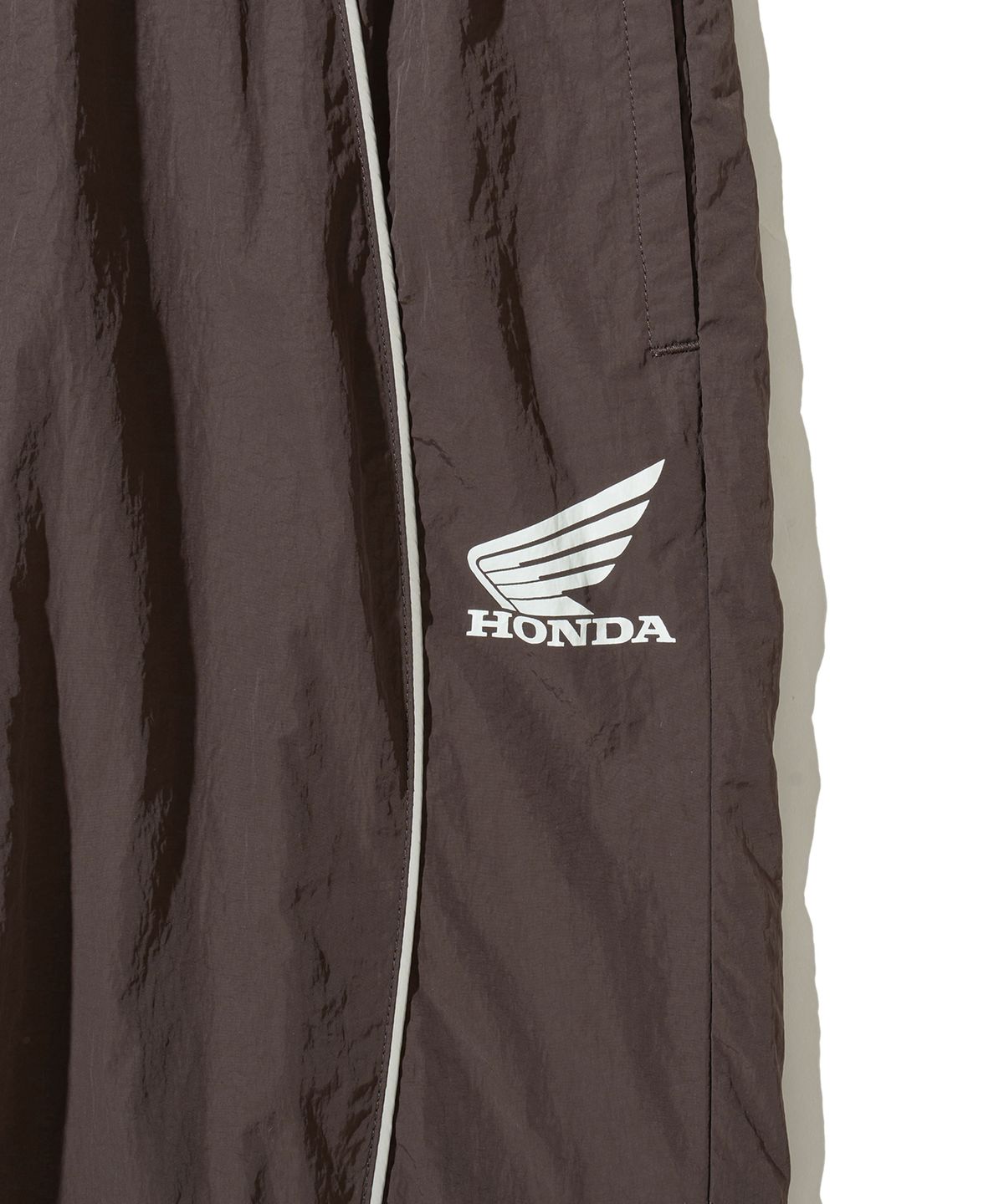 핍스 모터사이클(PHYPS MOTORCYCLE) Speed Track Solid nylon Pants Brown