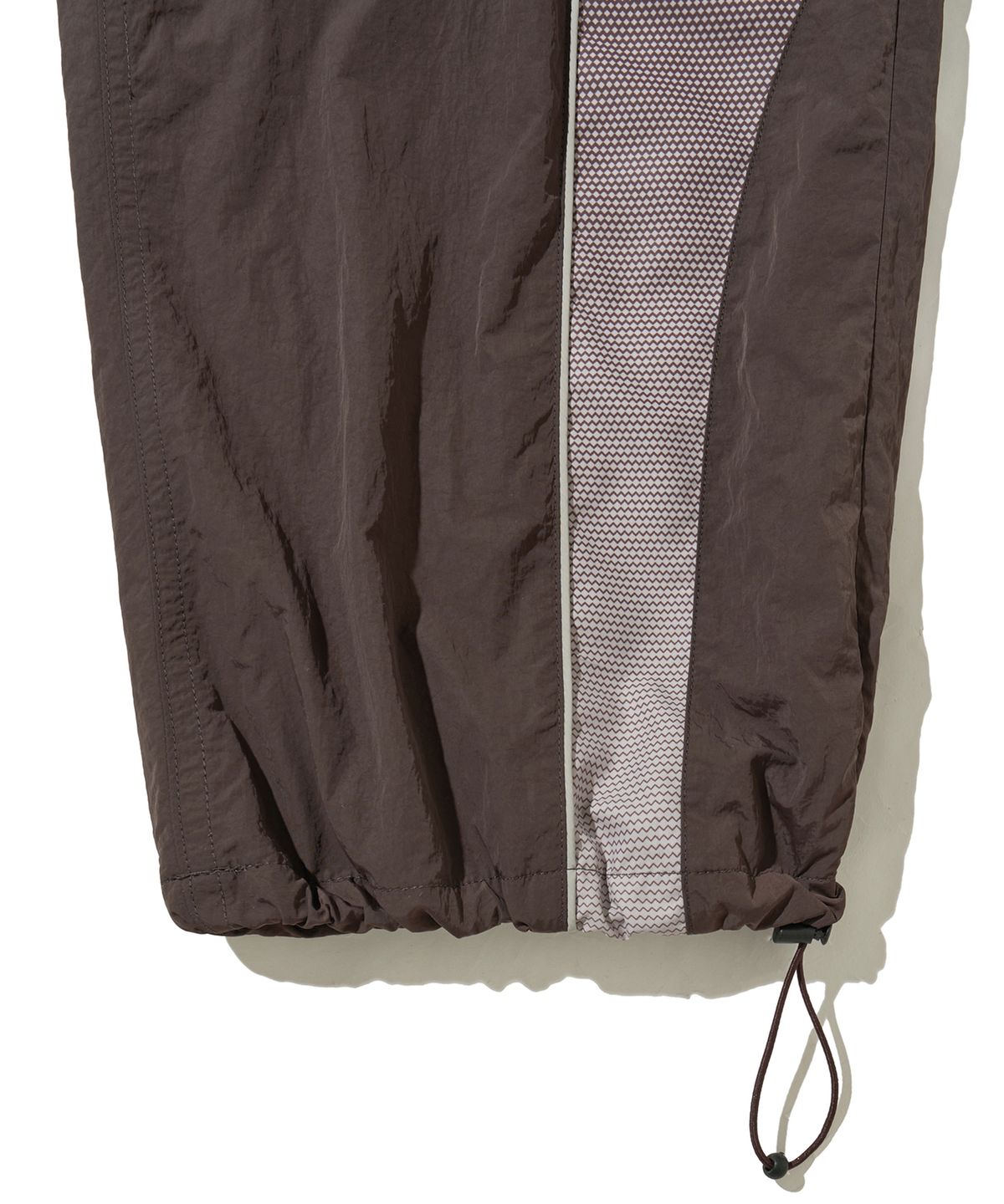 핍스 모터사이클(PHYPS MOTORCYCLE) Speed Track Solid nylon Pants Brown