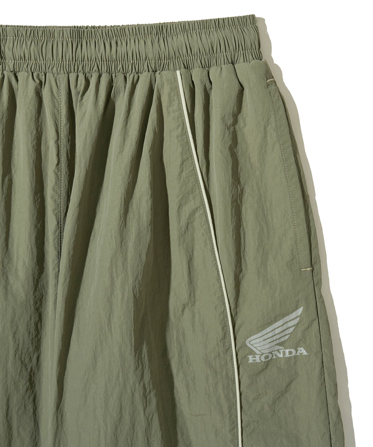 핍스 모터사이클(PHYPS MOTORCYCLE) Speed Track Solid nylon Pants Khaki