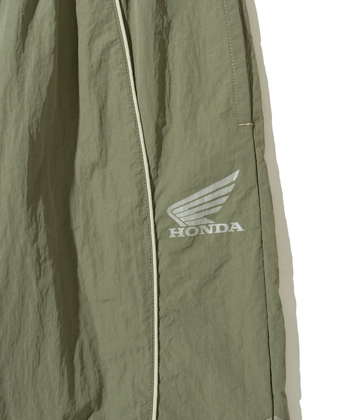 핍스 모터사이클(PHYPS MOTORCYCLE) Speed Track Solid nylon Pants Khaki