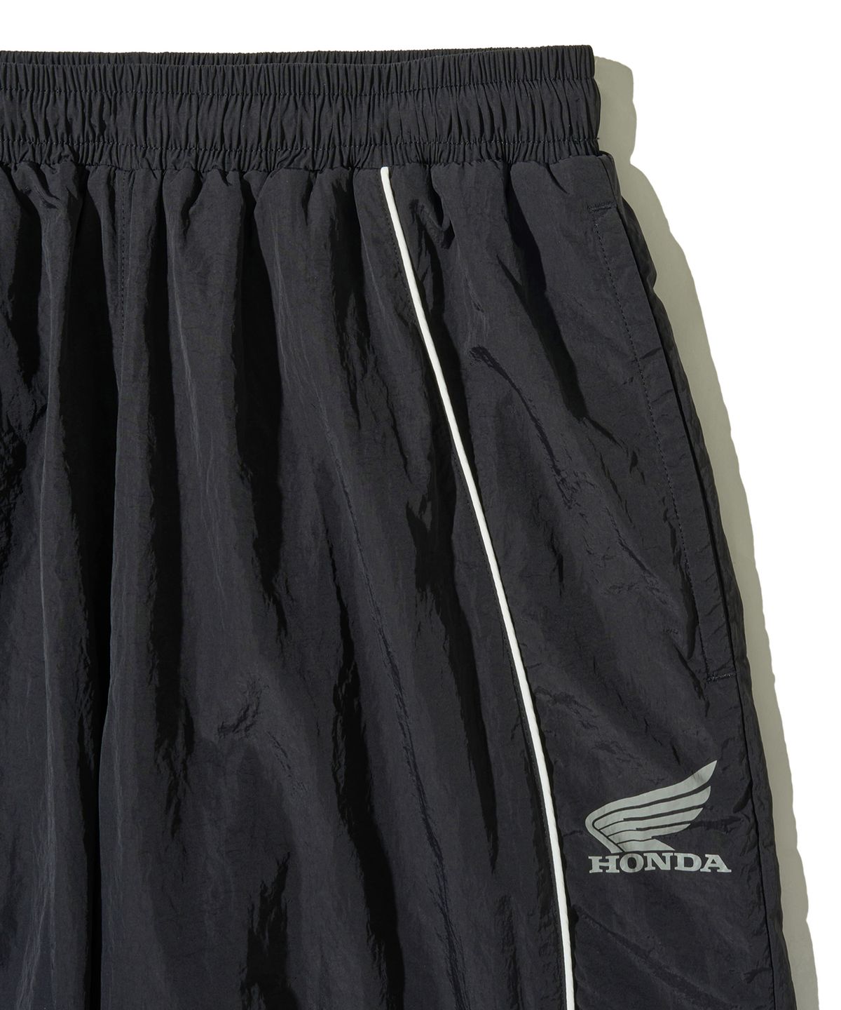 핍스 모터사이클(PHYPS MOTORCYCLE) Speed Track Solid nylon Pants Black