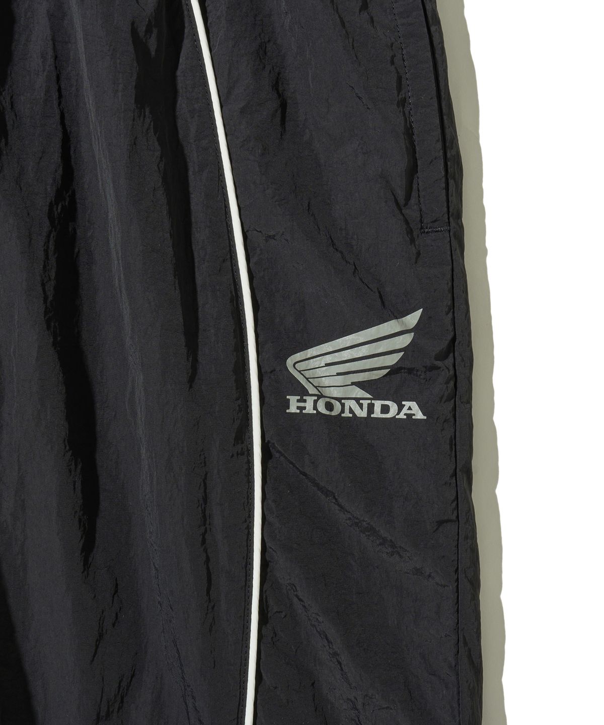 핍스 모터사이클(PHYPS MOTORCYCLE) Speed Track Solid nylon Pants Black
