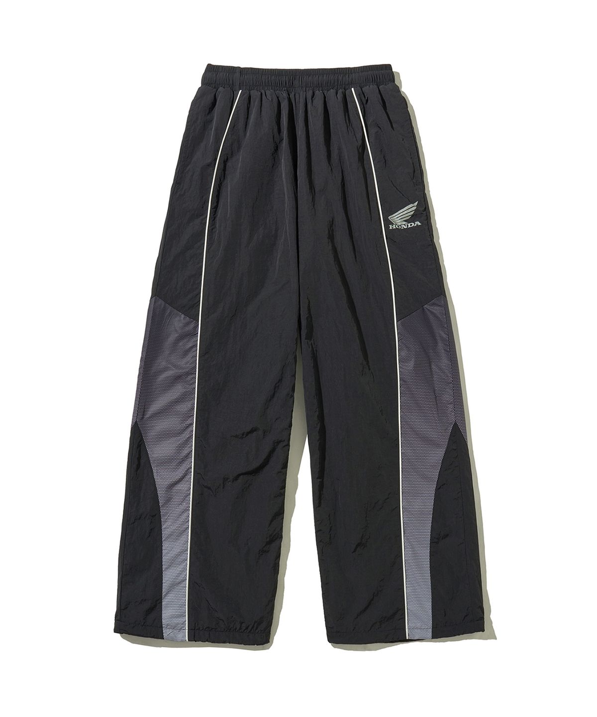 핍스 모터사이클(PHYPS MOTORCYCLE) Speed Track Solid nylon Pants Black