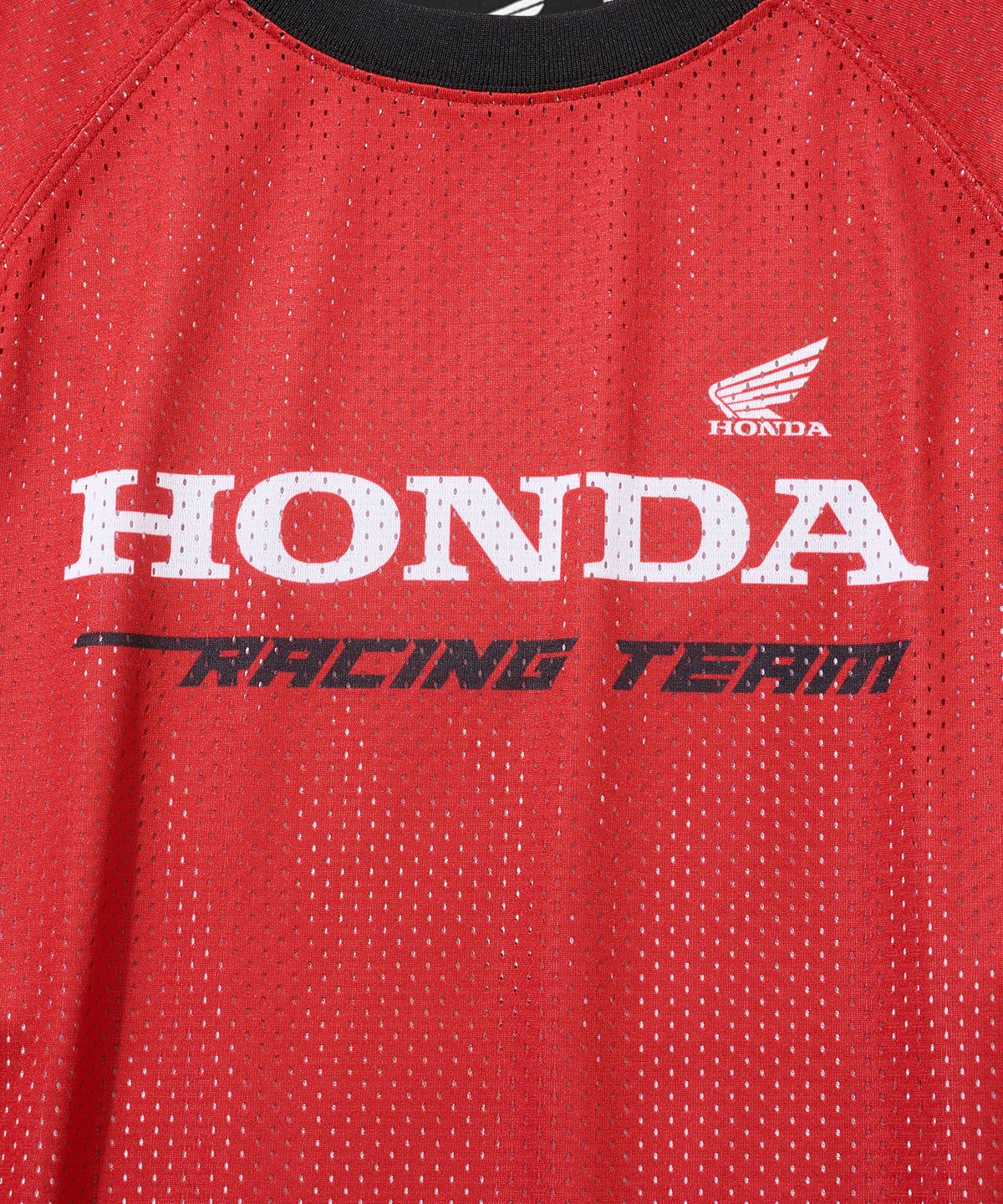 핍스 모터사이클(PHYPS MOTORCYCLE) Vingtage Racing Mesh Long sleeve Red