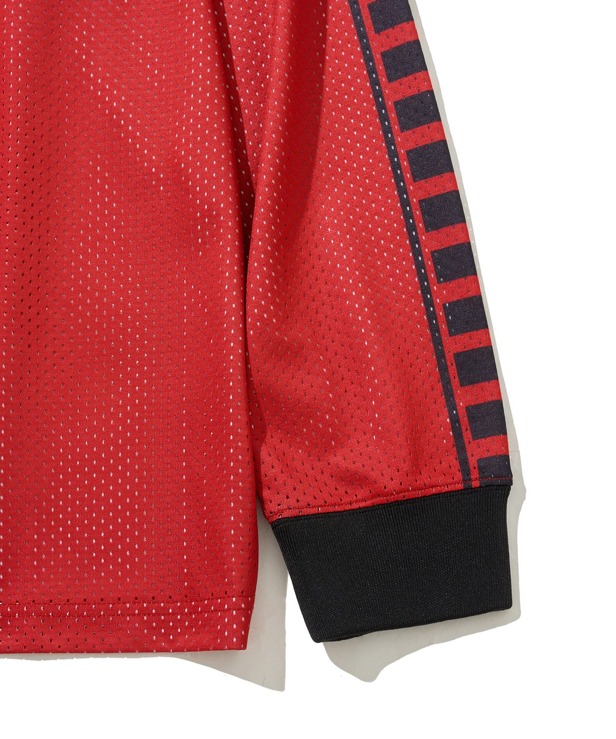 핍스 모터사이클(PHYPS MOTORCYCLE) Vingtage Racing Mesh Long sleeve Red