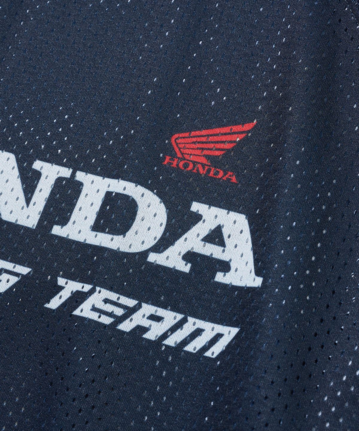 핍스 모터사이클(PHYPS MOTORCYCLE) Vingtage Racing Mesh Long sleeve Dark Navy
