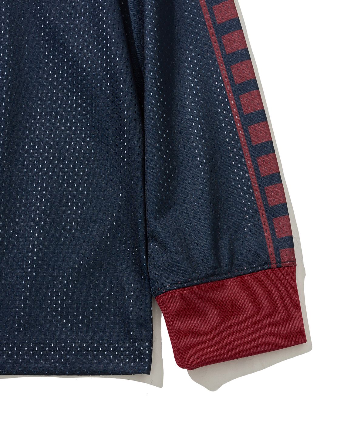 핍스 모터사이클(PHYPS MOTORCYCLE) Vingtage Racing Mesh Long sleeve Dark Navy