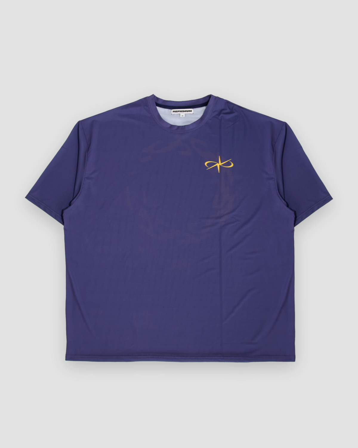 렙시멈(REPXIMUM) 쿨 메쉬 서클로고 자이언트 핏 티셔츠 (4Colors)