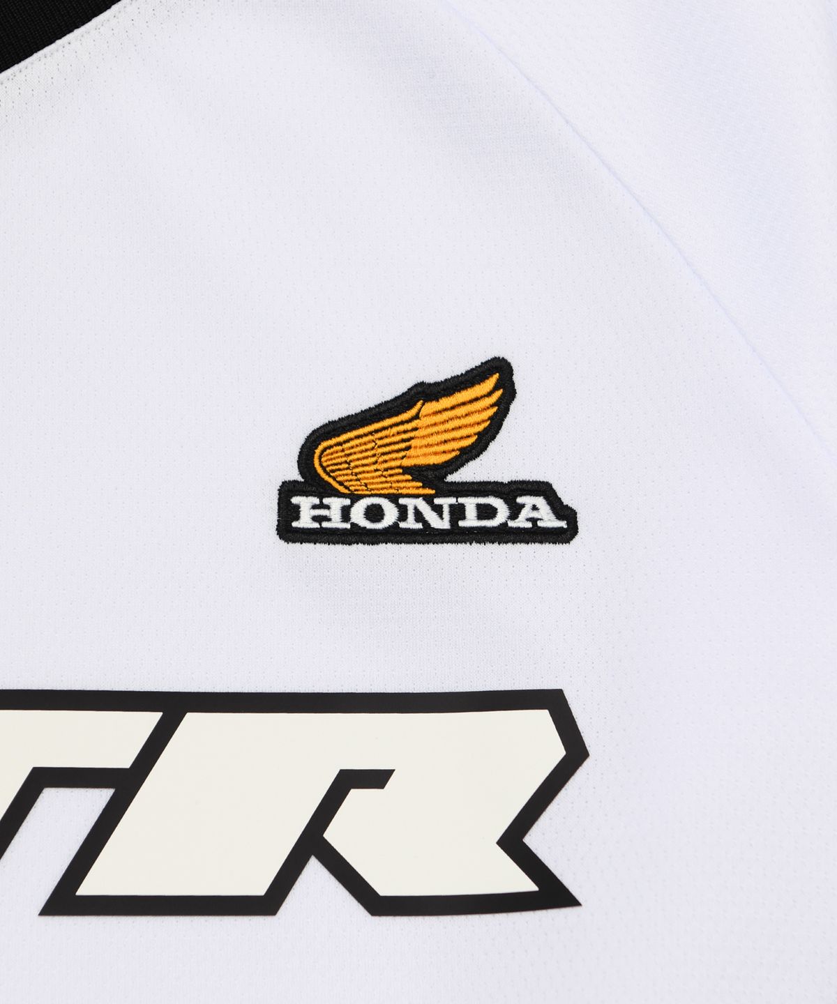 핍스 모터사이클(PHYPS MOTORCYCLE) Motorcycle Artwork Color Block Long Sleeve White