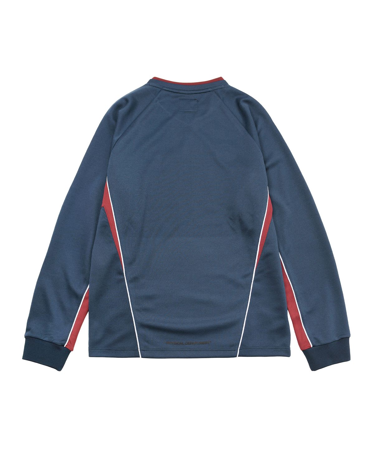 핍스 모터사이클(PHYPS MOTORCYCLE) Motorcycle Artwork Color Block Long Sleeve Navy