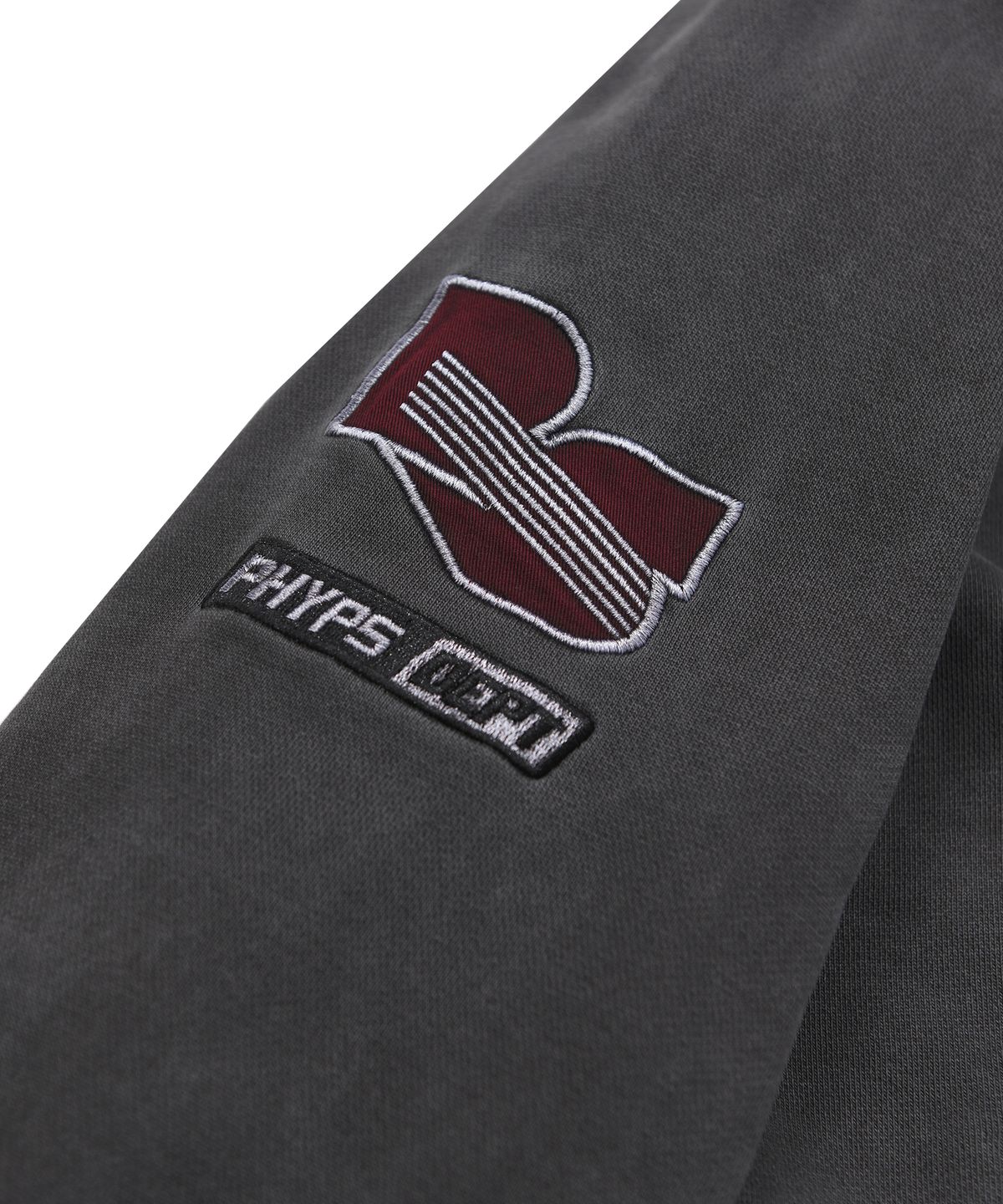 핍스 모터사이클(PHYPS MOTORCYCLE) Honda Motorcycle Hoodie Charcoal