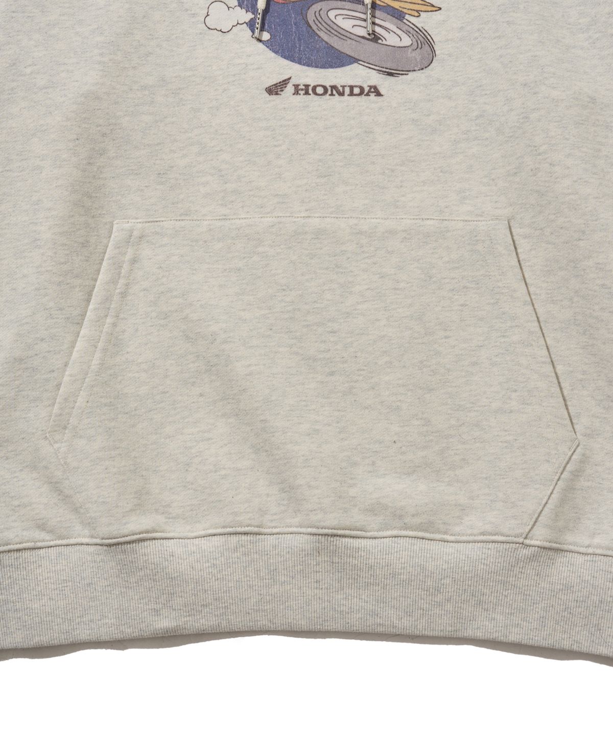 핍스 모터사이클(PHYPS MOTORCYCLE) Vintage Flying Duck Hoodie Oatmeal