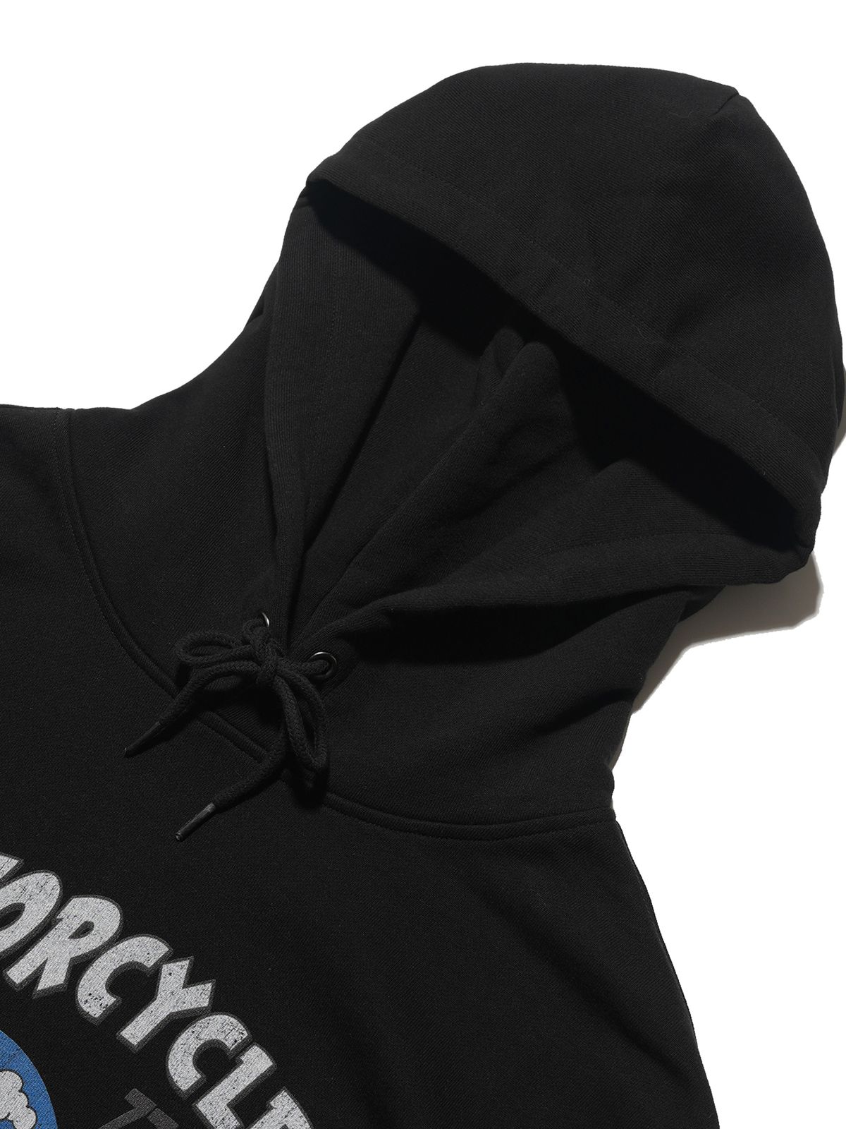 핍스 모터사이클(PHYPS MOTORCYCLE) Vintage Flying Duck Hoodie Black