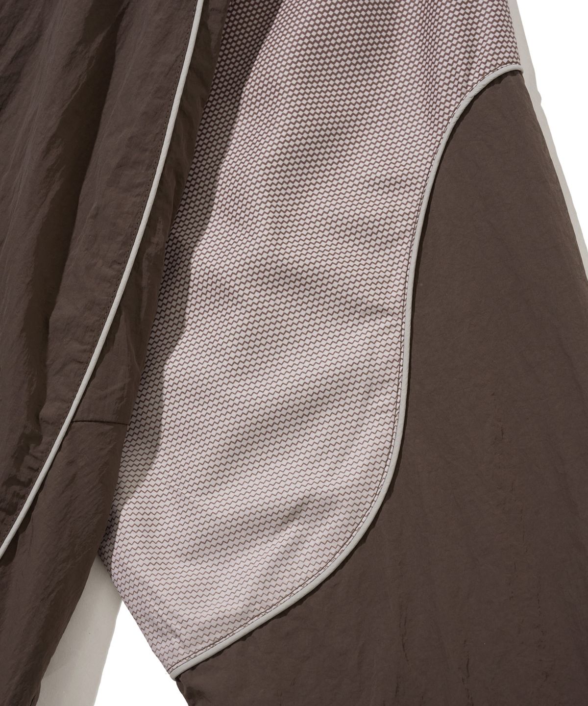 핍스 모터사이클(PHYPS MOTORCYCLE) Speed Track Solid nylon Long Sleeve Brown