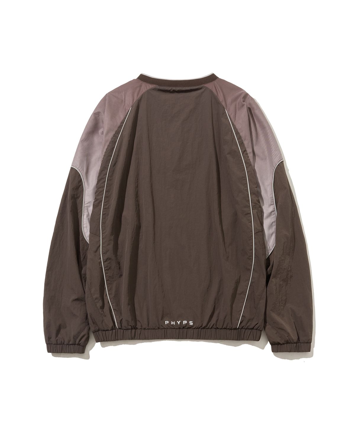 핍스 모터사이클(PHYPS MOTORCYCLE) Speed Track Solid nylon Long Sleeve Brown