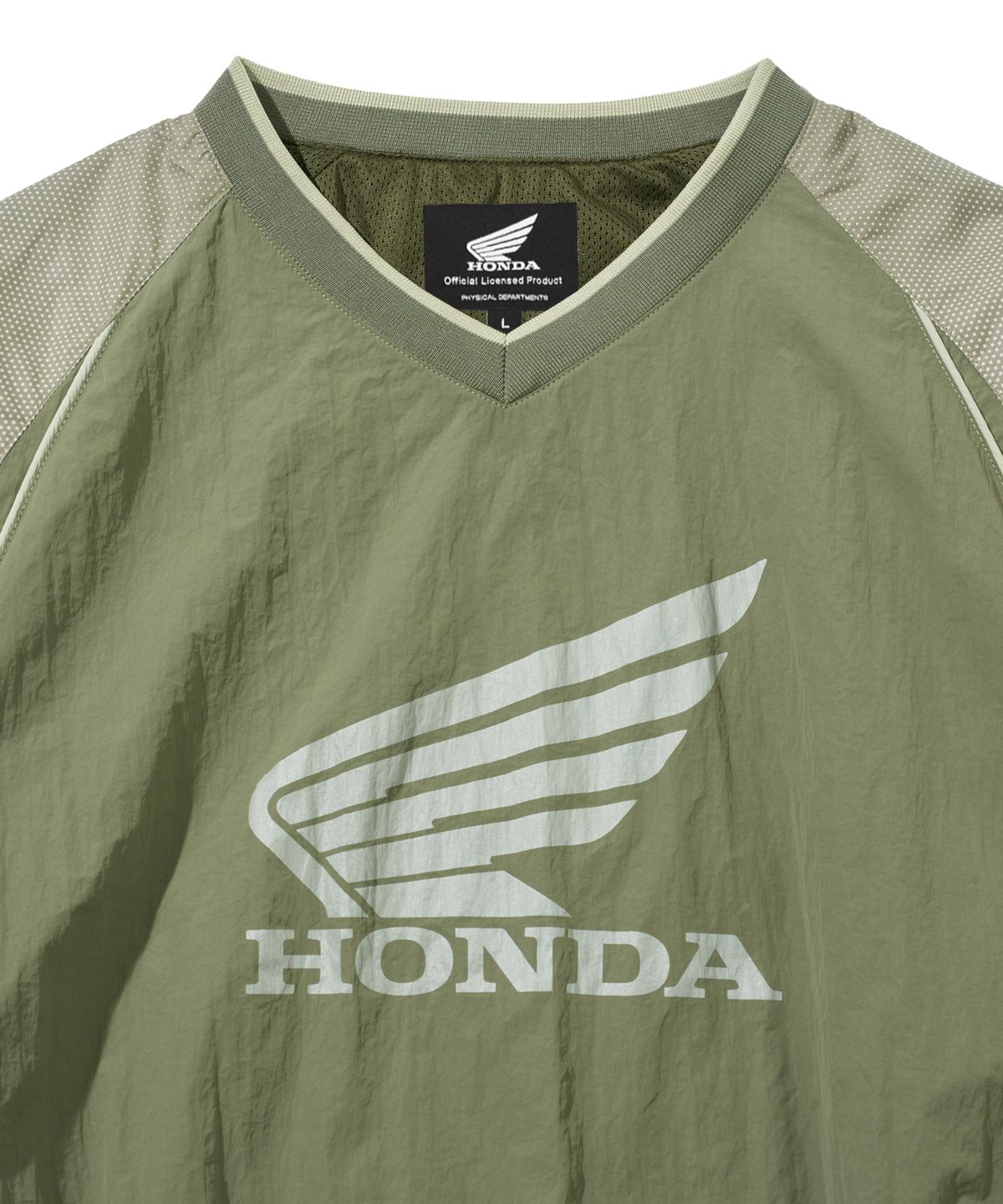 핍스 모터사이클(PHYPS MOTORCYCLE) Speed Track Solid nylon Long Sleeve Khaki