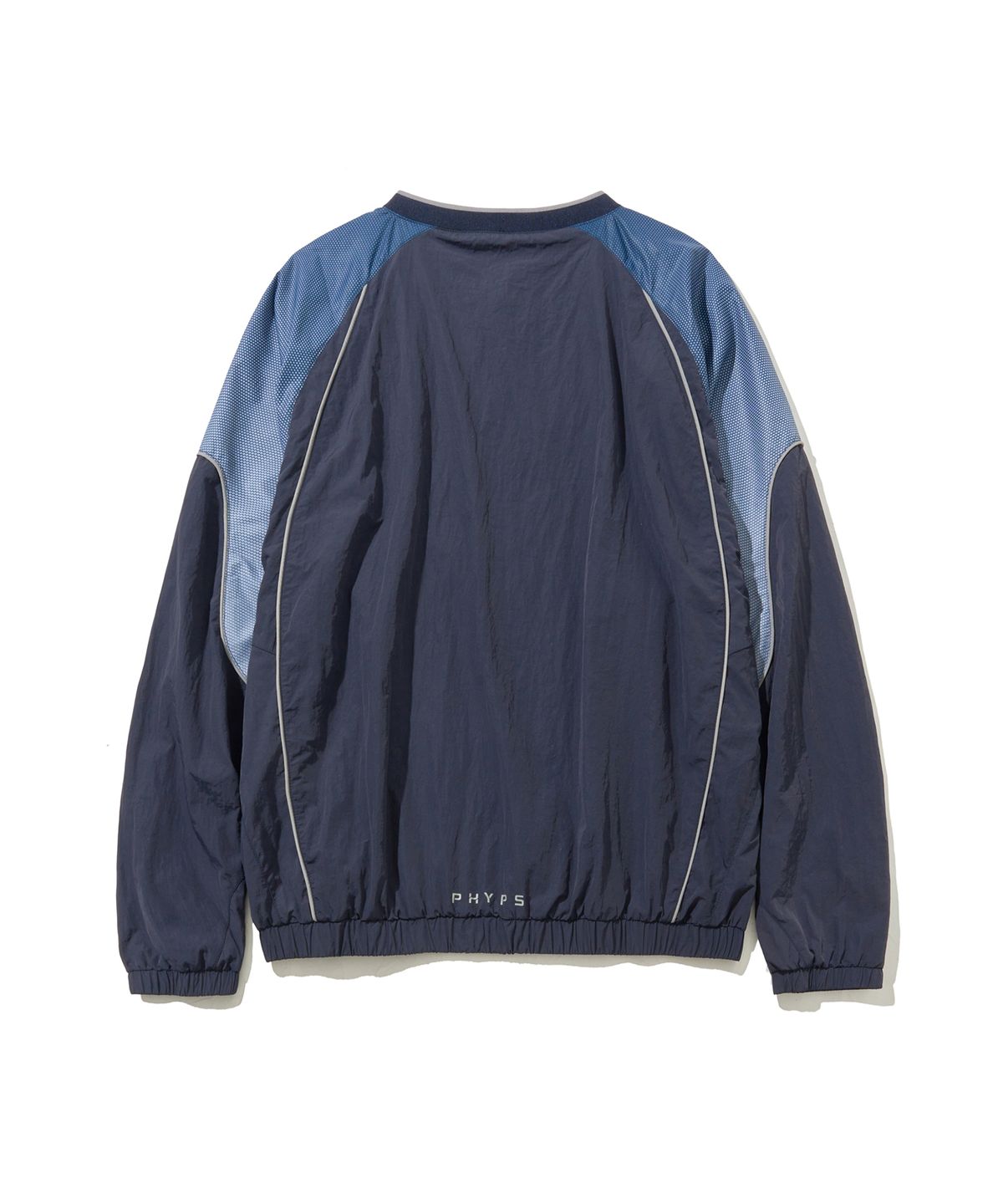 핍스 모터사이클(PHYPS MOTORCYCLE) Speed Track Solid nylon Long Sleeve Navy