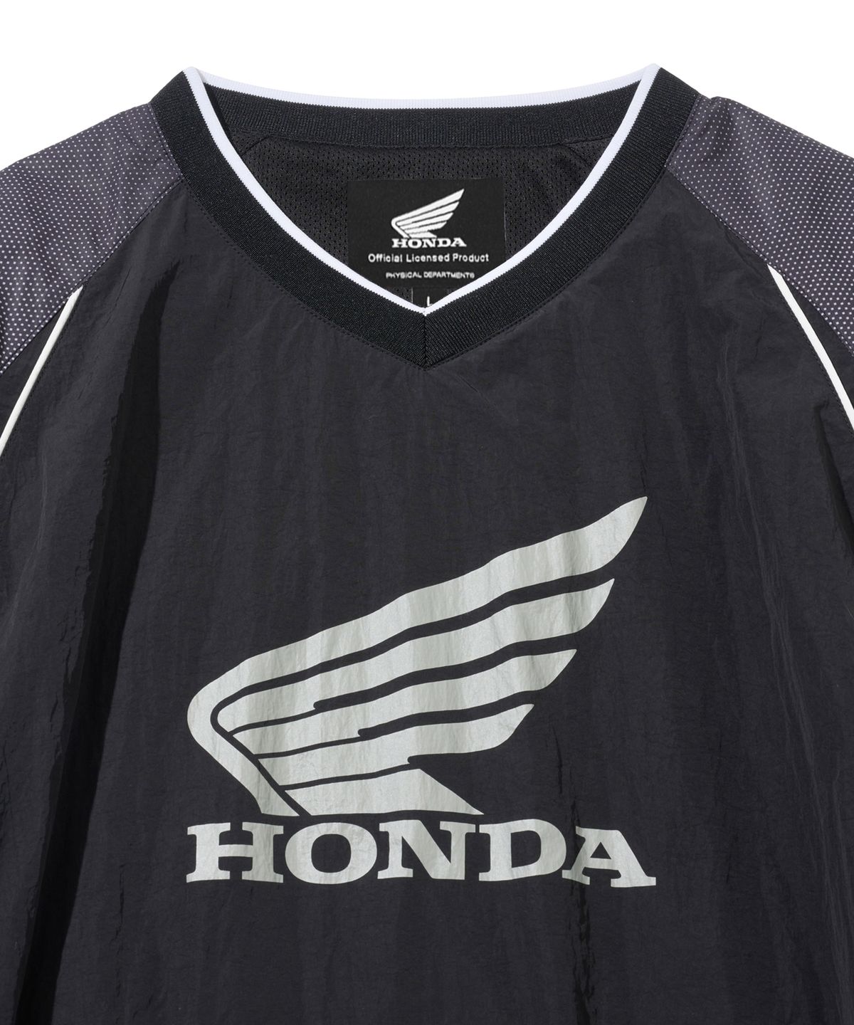 핍스 모터사이클(PHYPS MOTORCYCLE) Speed Track Solid nylon Long Sleeve Black