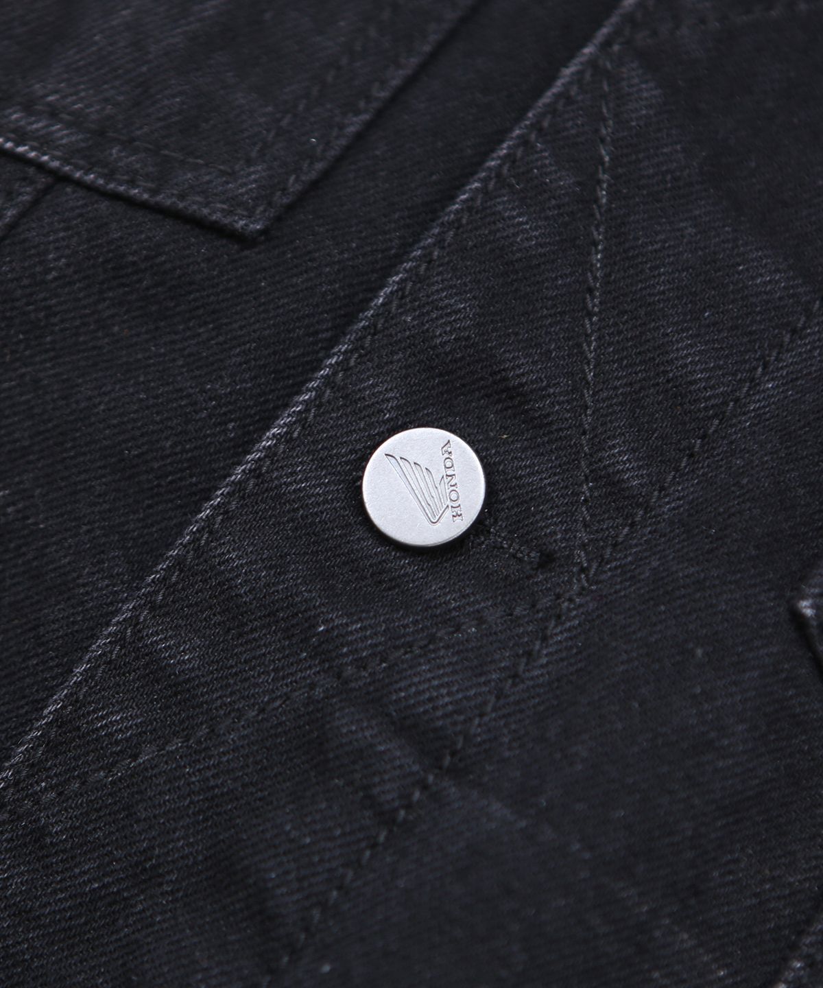 핍스 모터사이클(PHYPS MOTORCYCLE) Vintage Old Denim Jacket Black