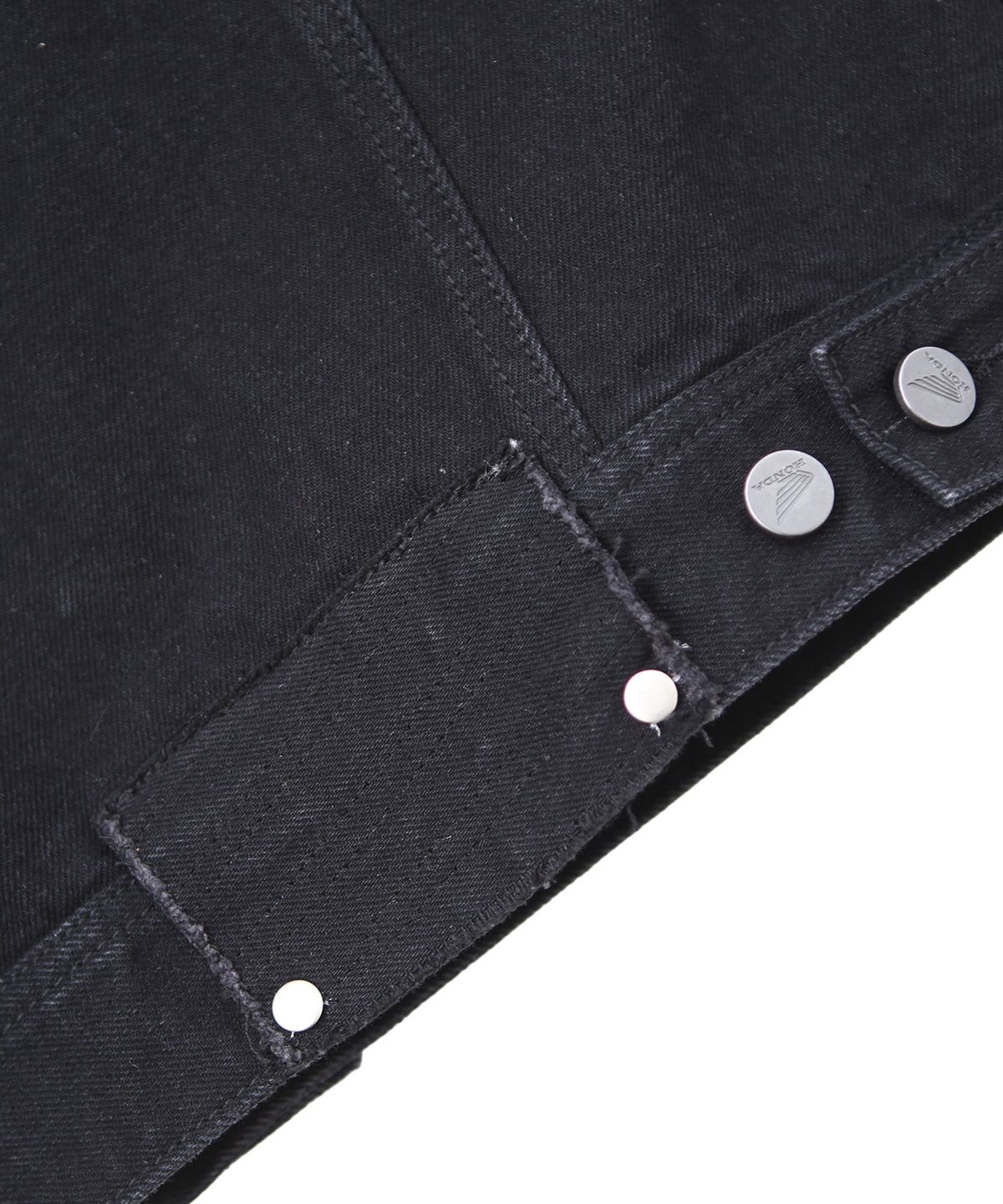핍스 모터사이클(PHYPS MOTORCYCLE) Vintage Old Denim Jacket Black