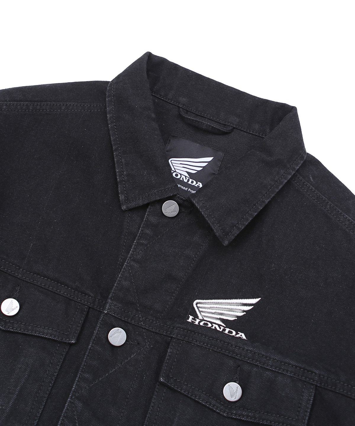 핍스 모터사이클(PHYPS MOTORCYCLE) Vintage Old Denim Jacket Black