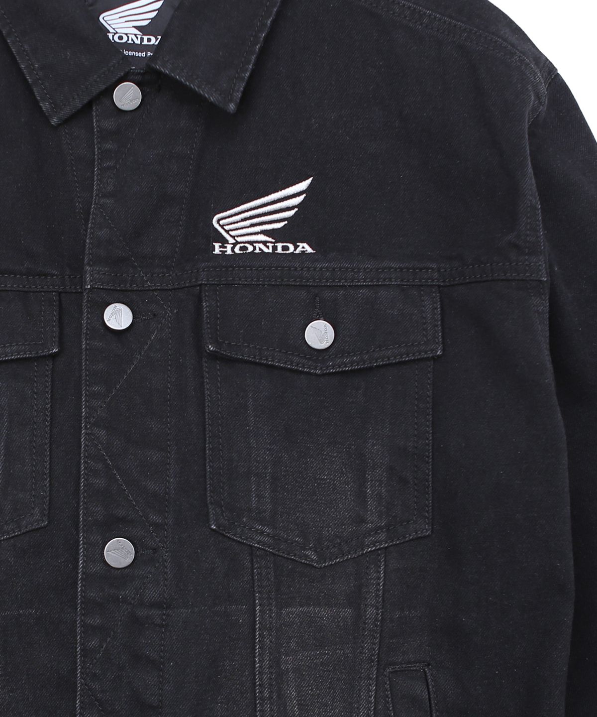 핍스 모터사이클(PHYPS MOTORCYCLE) Vintage Old Denim Jacket Black