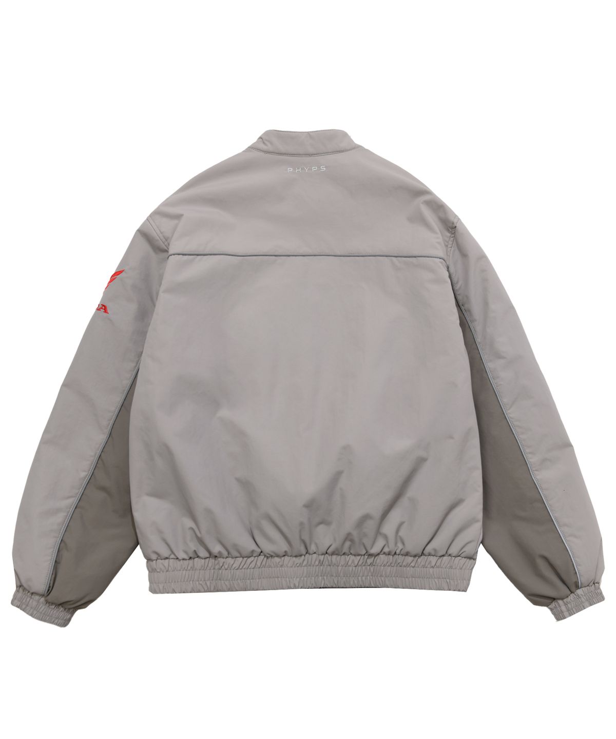 핍스 모터사이클(PHYPS MOTORCYCLE) Piping Motorcycle Blouson Jacket Gray