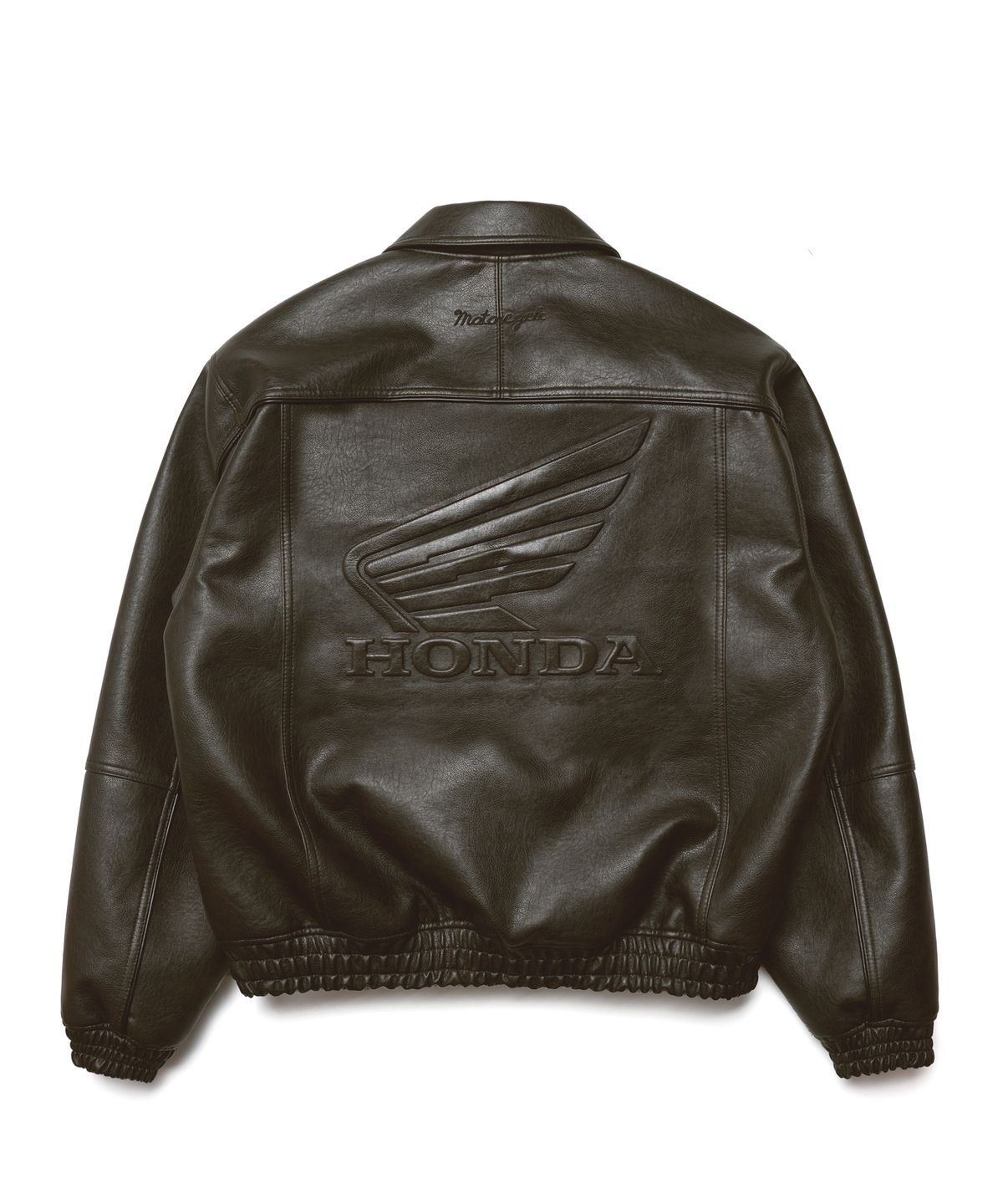핍스 모터사이클(PHYPS MOTORCYCLE) Motorcycle Piping Leather Jacket Brown
