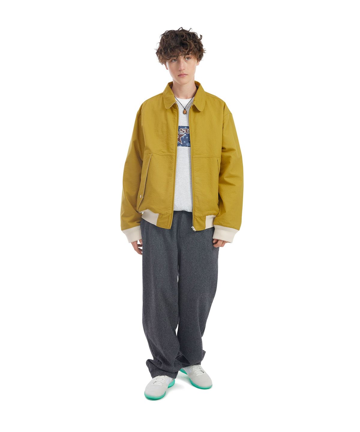 썬러브투어(SUNLOVETOUR) Loom Swing Jacket Khaki