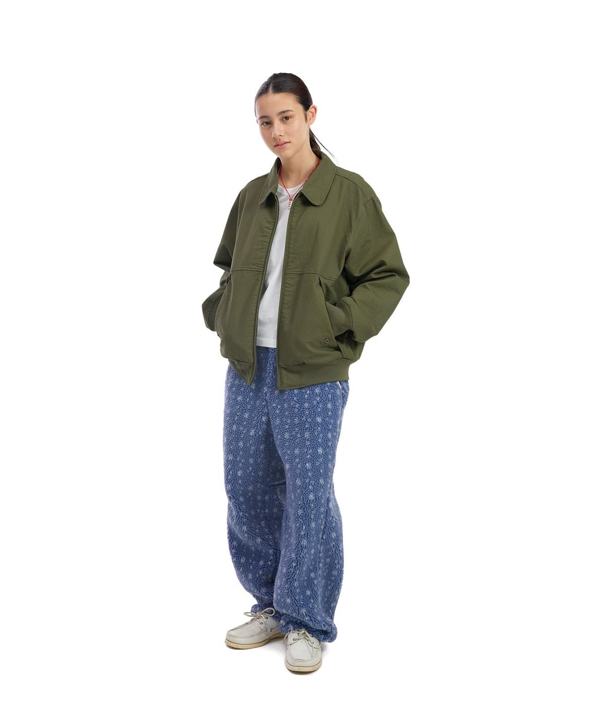 썬러브투어(SUNLOVETOUR) Loom Swing Jacket Khaki