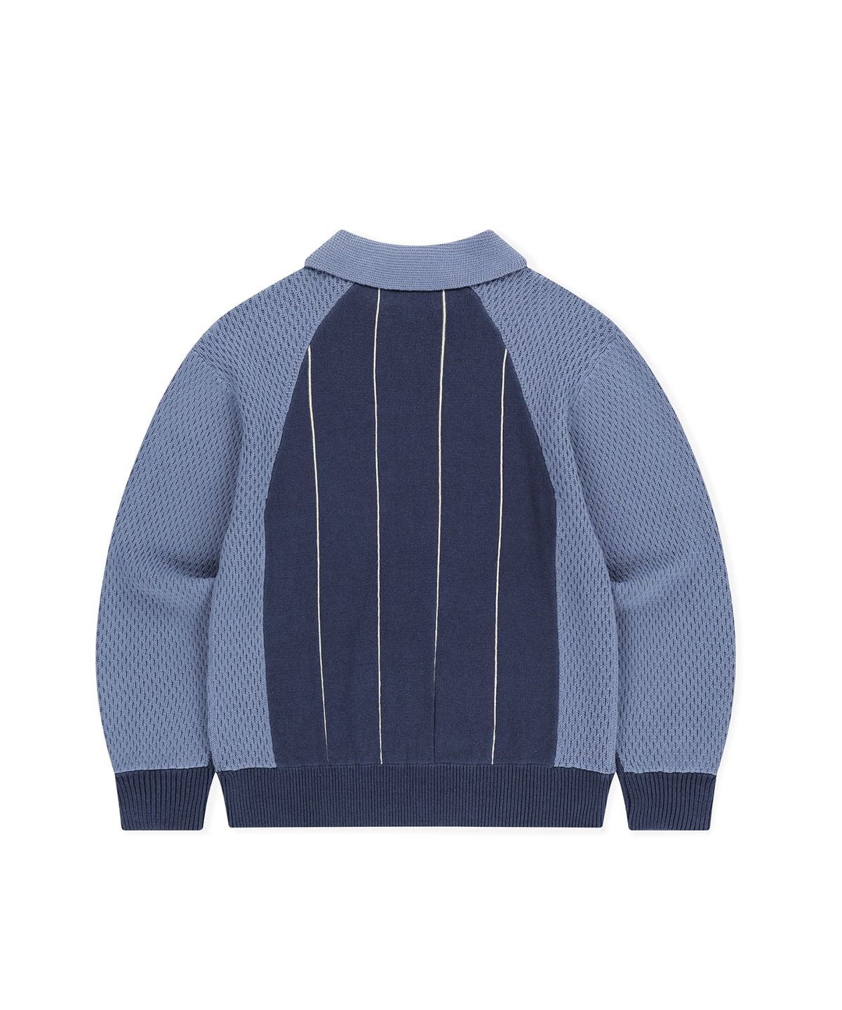 썬러브투어(SUNLOVETOUR) Script Knit Jersey Navy
