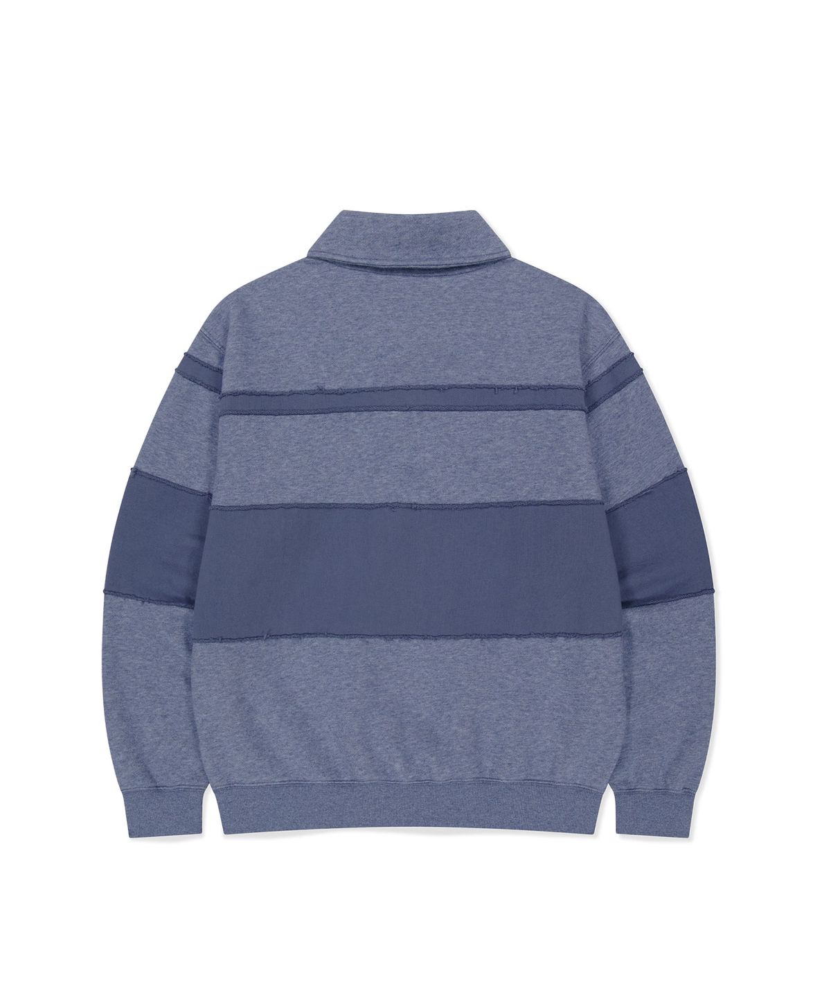 썬러브투어(SUNLOVETOUR) Layered Sweat Polo Heather Navy