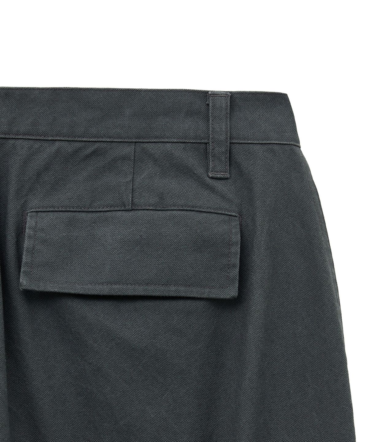 노이어(NOIRER) 유틸리티 스트랩 카고 팬츠 (차콜)