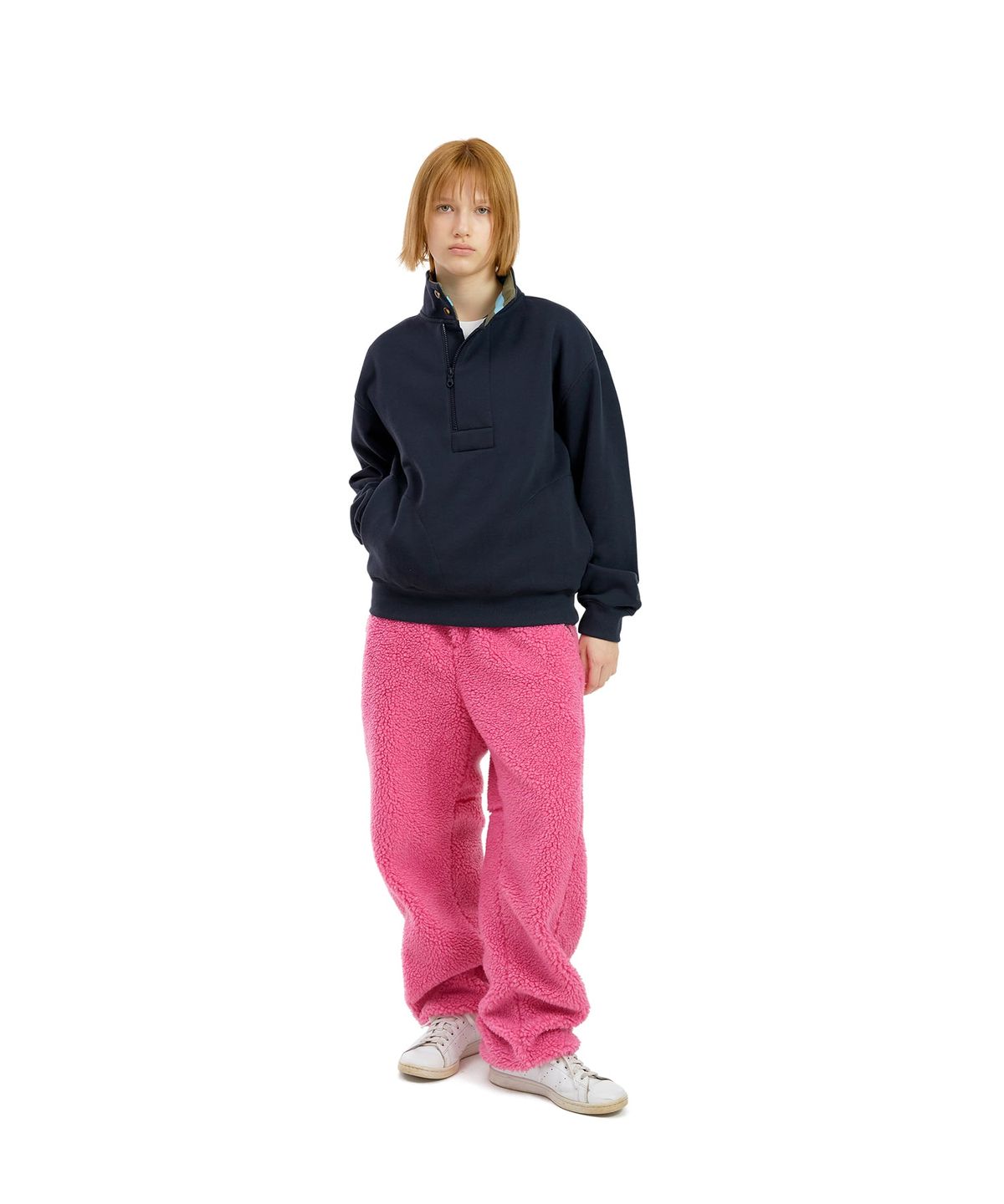 썬러브투어(SUNLOVETOUR) Cabin Half Zip Sweat Navy