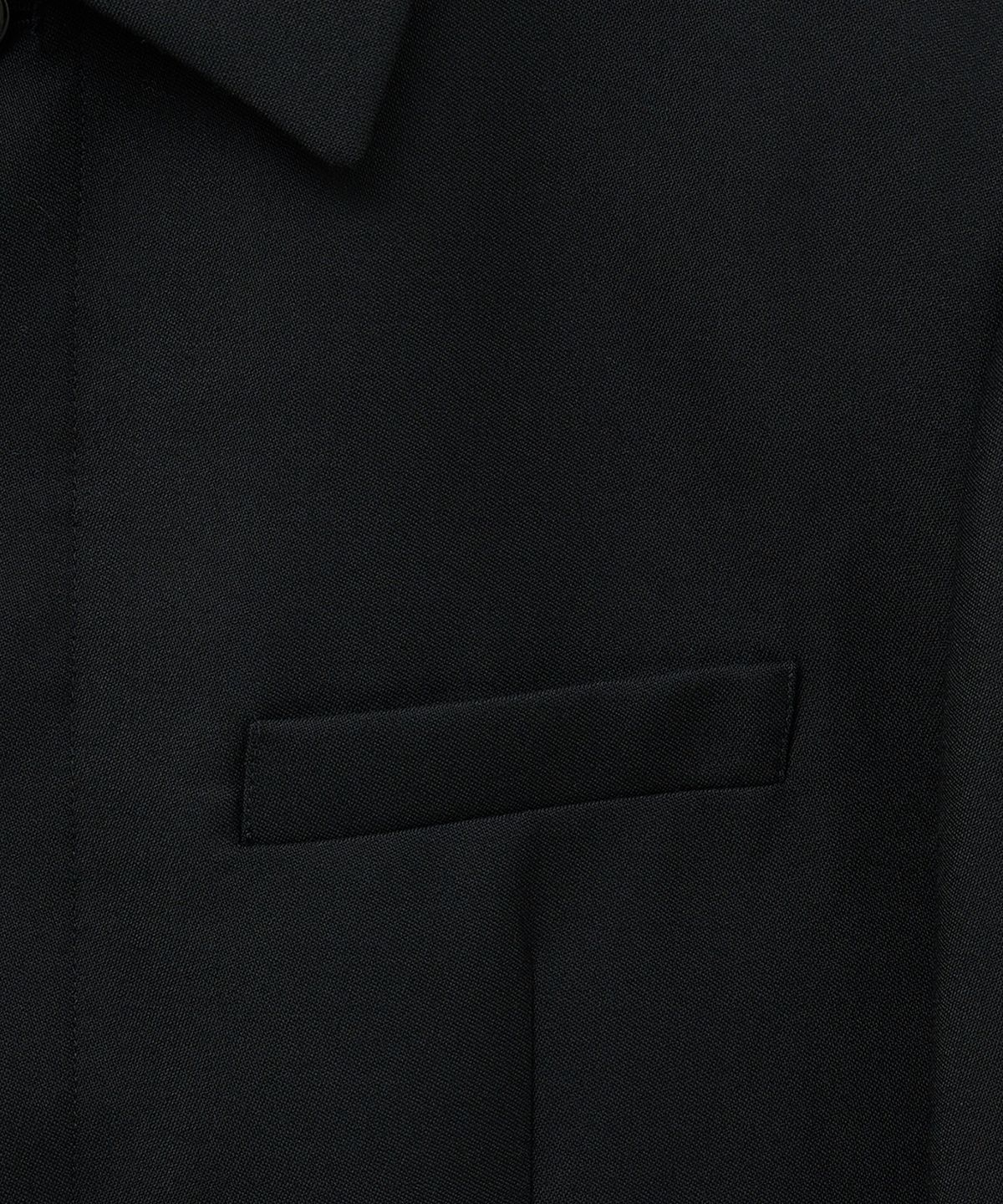 노이어(NOIRER) 버진 울 크롭 자켓 (블랙)
