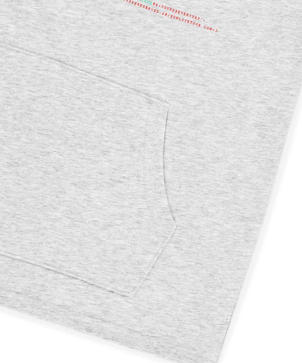 썬러브투어(SUNLOVETOUR) ASCII Daybreak LS Hooded Tee Heather Grey