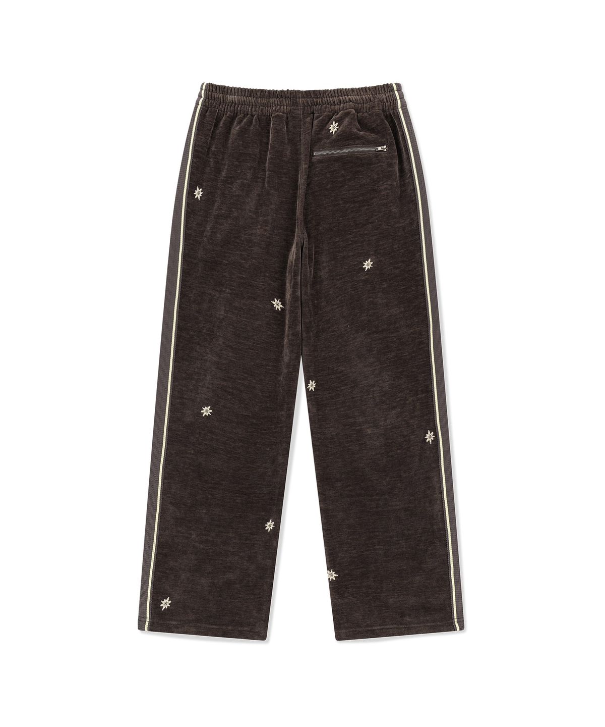 썬러브투어(SUNLOVETOUR) Velour Twinkle Track Pants Brown