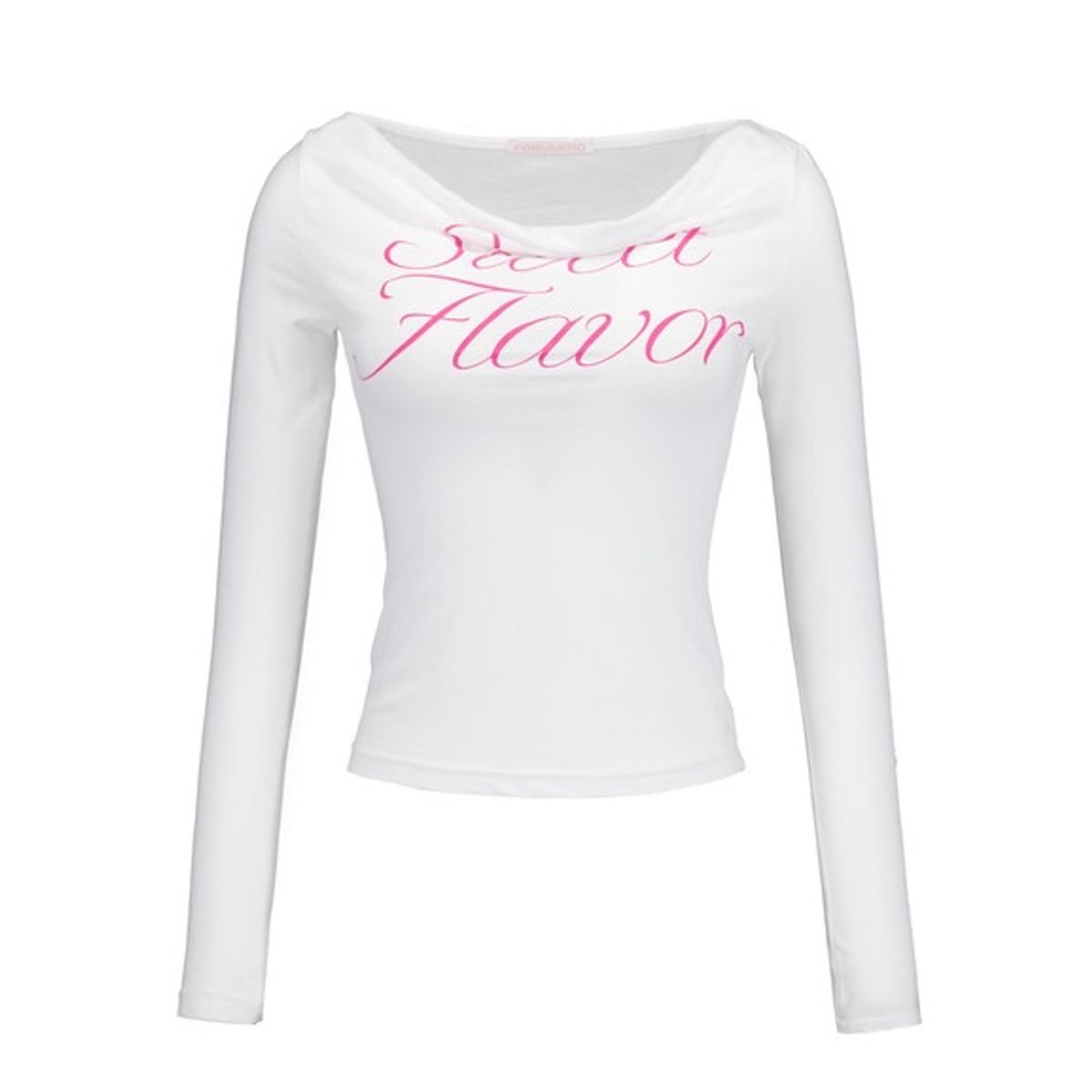 포어링(FORUSRING) Sweet flavor draped tee (white)