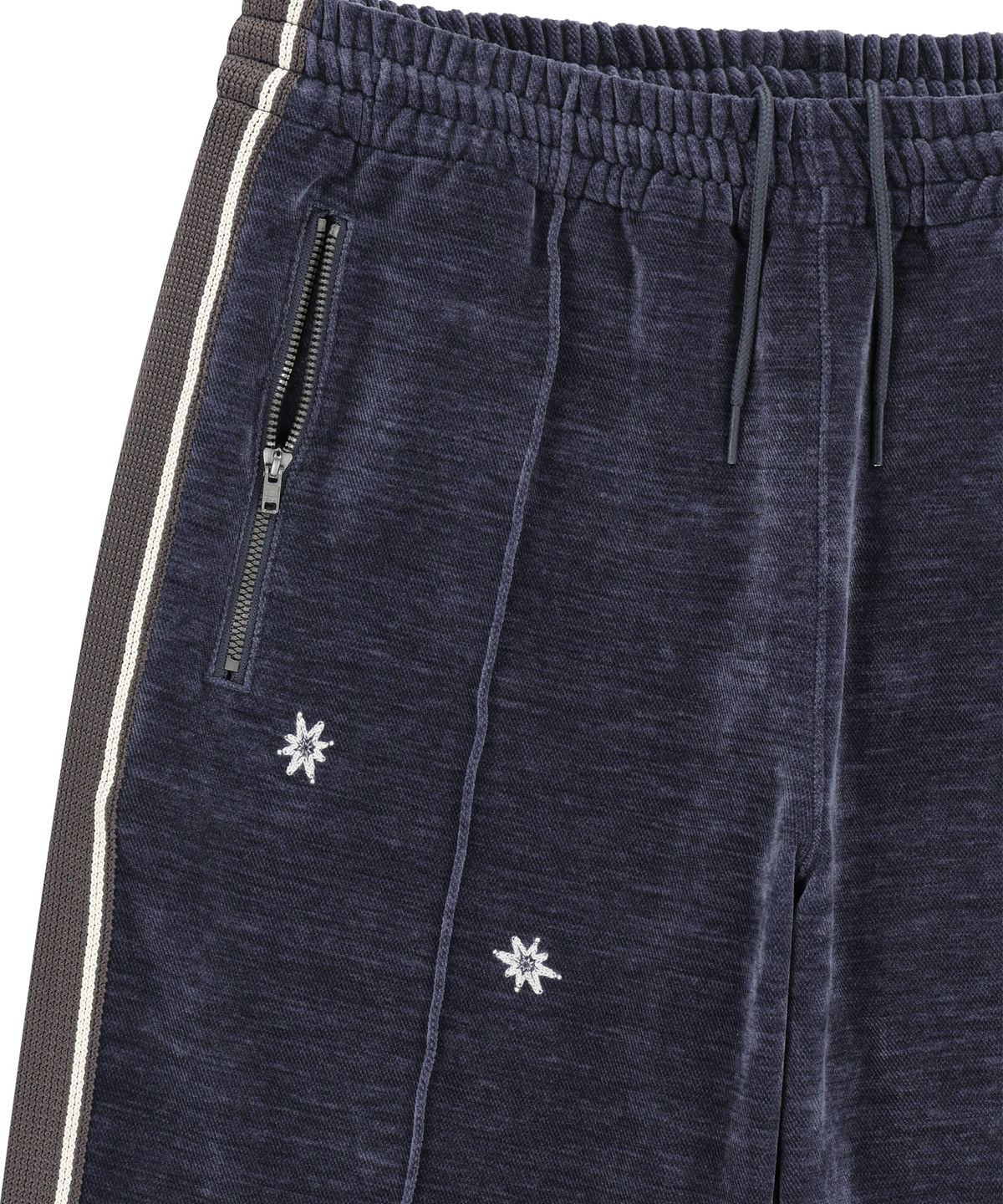 썬러브(SUNLOVE) Velour Twinkle Track Pants Purple