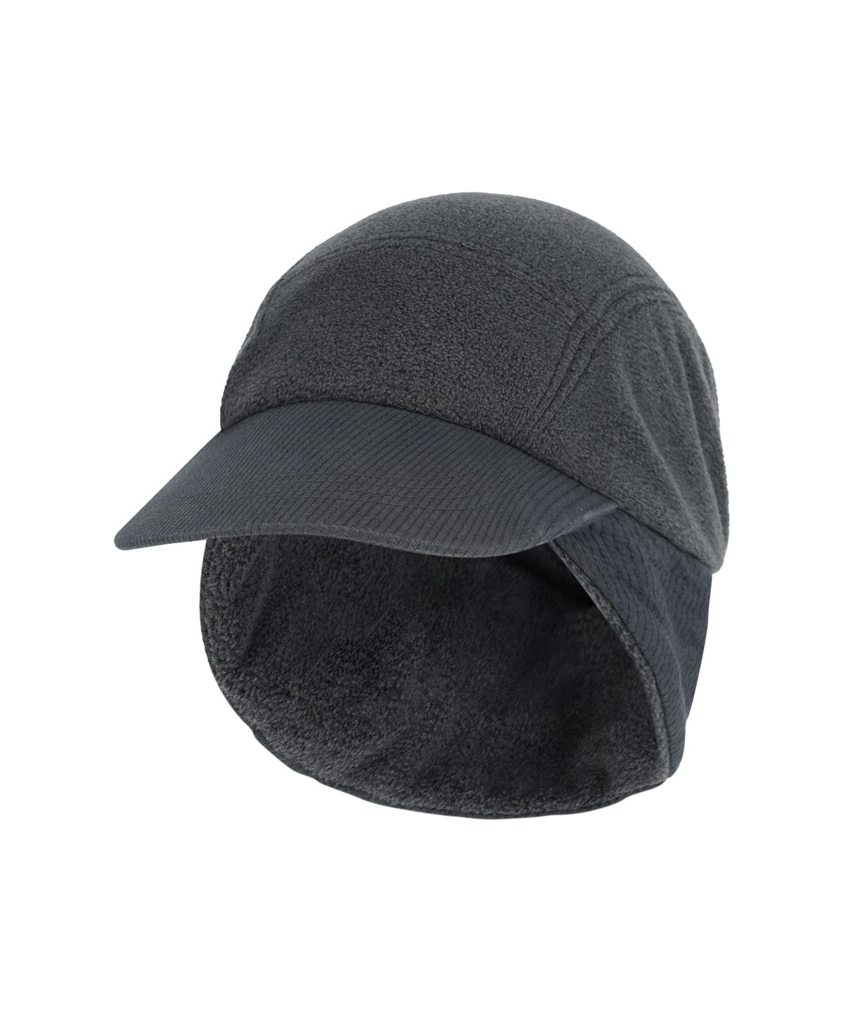 썬러브투어(SUNLOVETOUR) Trail Fleece Earflap Cap Heather Charcoal