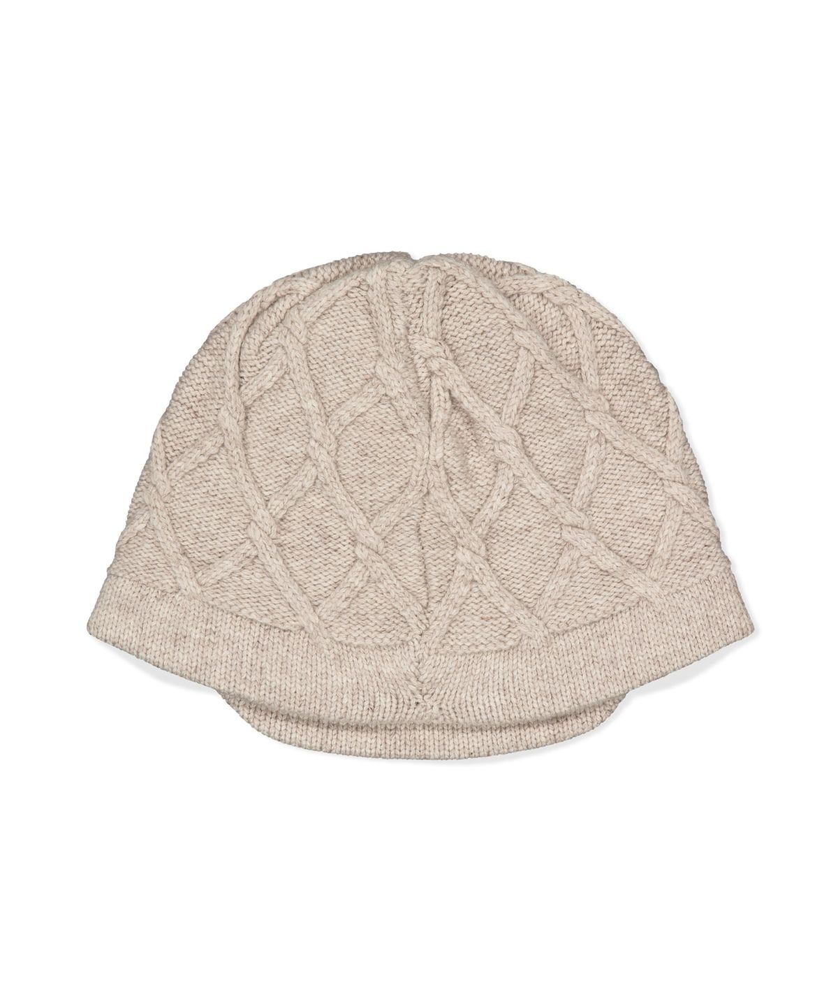 썬러브투어(SUNLOVETOUR) Cable Visor Beanie Ivory