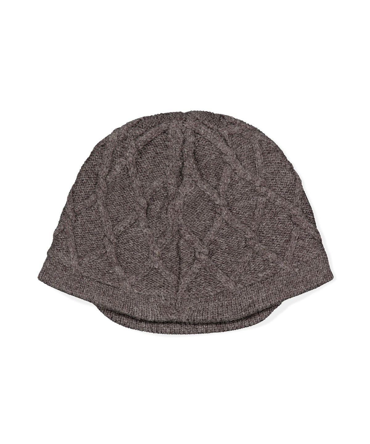 썬러브투어(SUNLOVETOUR) Cable Visor Beanie Brown