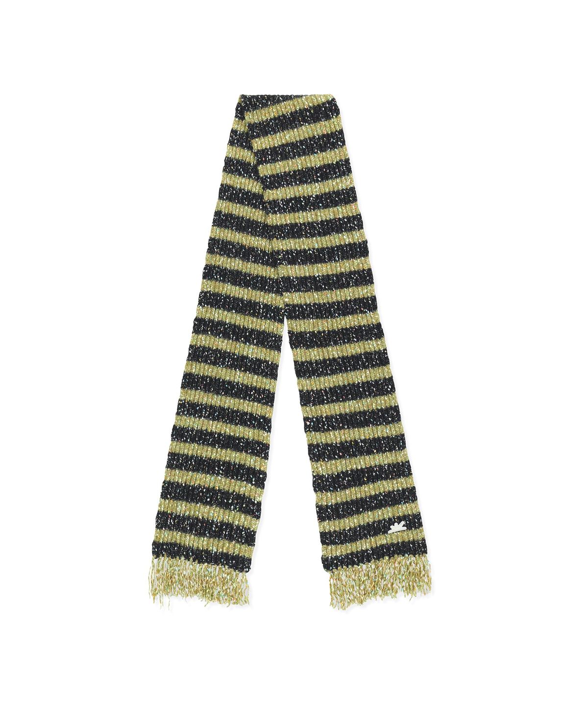 썬러브투어(SUNLOVETOUR) Merry Stripe Muffler Olive