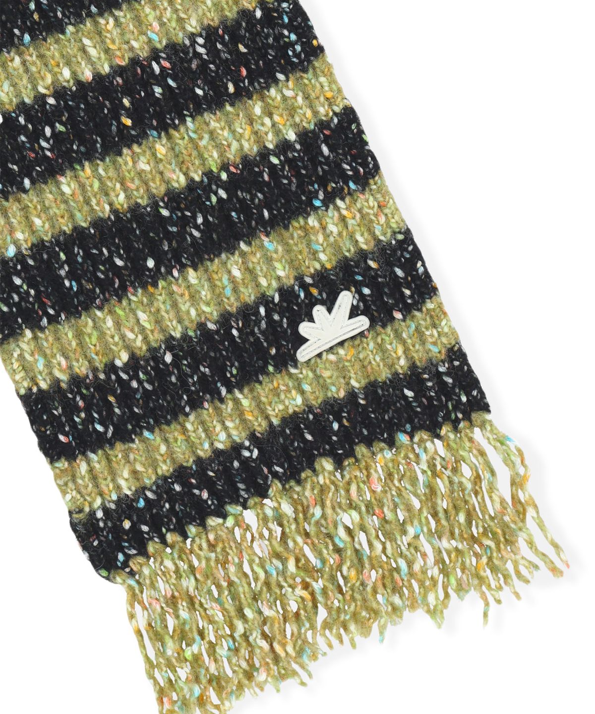 썬러브투어(SUNLOVETOUR) Merry Stripe Muffler Olive
